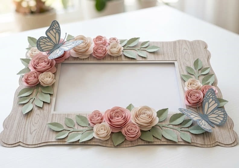 8 DIY Paper Photo Frames to Display Your Cherished Memories - Fixie Craft